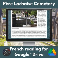 Pere Lachaise French reading