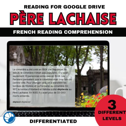 Pere Lachaise French reading for Google drive