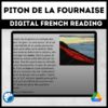 Piton de la Fournaise French reading activity