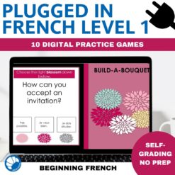 French level 1 digital review games