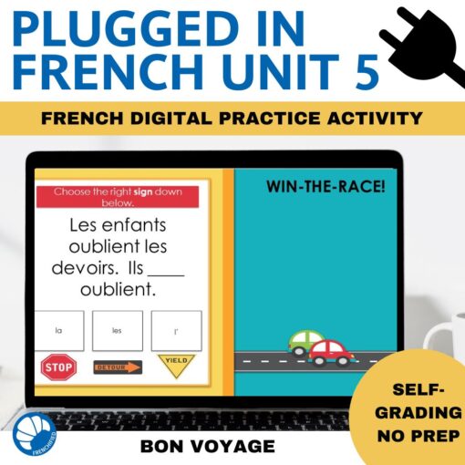 French level 2 unit 5 digital review game