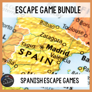 Spanish digital escape games