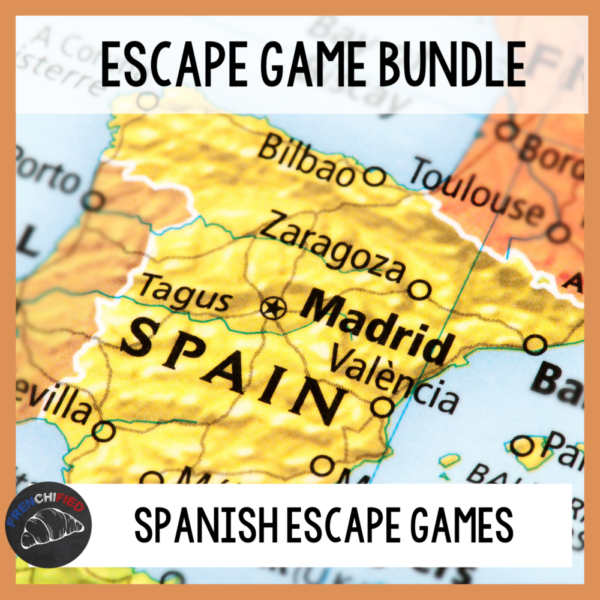 Spanish digital escape games