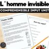 Homme Invisible French CI lesson