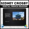 Sidney Crosby French reading