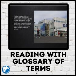 Alternative view of Sidney Crosby French reading activity Google drive version