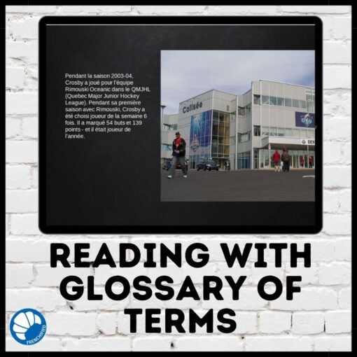 Sidney Crosby French reading activity Google drive version - Image 2