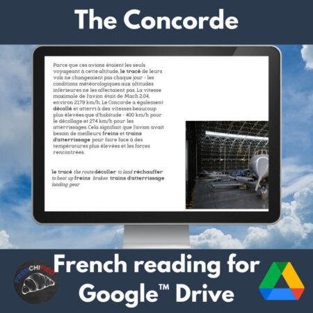Concorde French reading