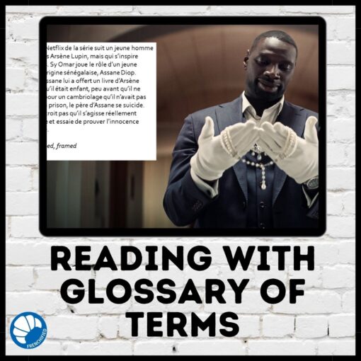 Qui est Arsène Lupin French reading activity for Google™ drive version - Image 2