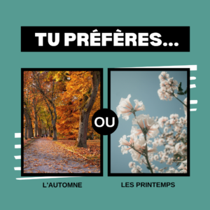 10 free French this or that question graphics -Tu préfères