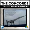 Concorde French reading activity