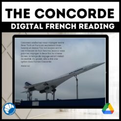 Concorde French reading activity