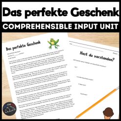 Das perfekte Geschenk German Comprehensible Input Lesson