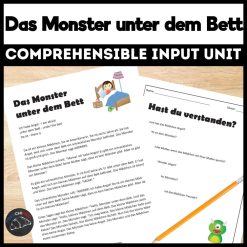 Das Monster unter dem Bett German Comprehensible Input Lesson