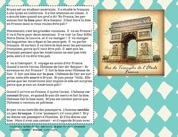 La Bise French short story for Google™ Drive