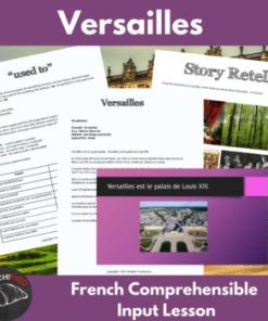 Versailles French Comprehensible Input Lesson