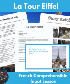 Eiffel Tower comprehensible input lesson