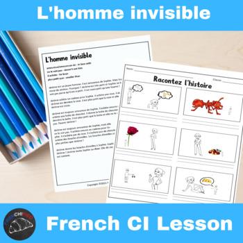 homme Invisible French Comprehensible Input Lesson