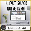 Save Notre-Dame digital escape game