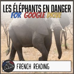 Elephants in danger French reading
