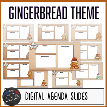 12 Gingerbread agenda slides