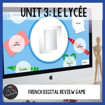 French level 1 unit 3 digital review game