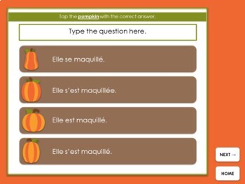 Plugged-in French level 2 digital review game Unit 3: Ma routine
