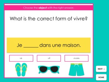 Plugged-in French level 2 unit 8 digital review game: la mer des Caraibes