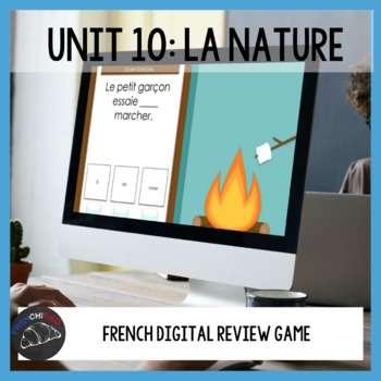 French level 2 unit 10 digital review game