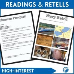 French Comprehensible Input Lessons Nonfiction Bundle #1