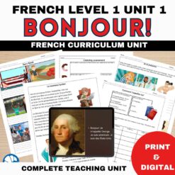 French comprehensible input unit 1