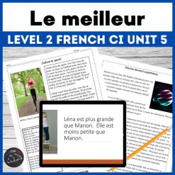 French comprehensible input unit 5