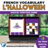 French Halloween Vocabulary