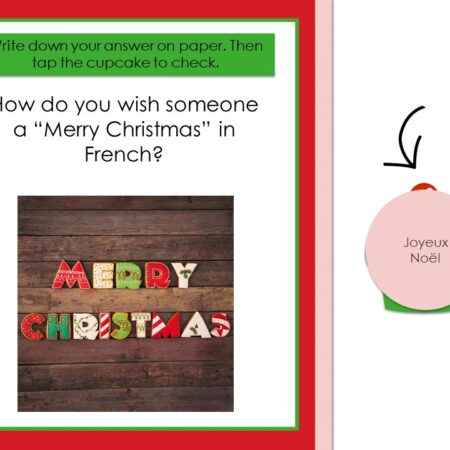 French Christmas Vocabulary game