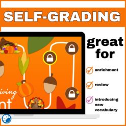 Alternative view of French Thanksgiving Vocabulary Game