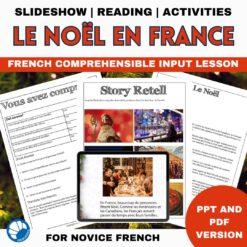 French Christmas lesson