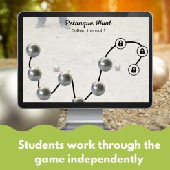 French Pétanque themed digital game template