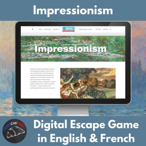 Impressionism Digital Escape Game