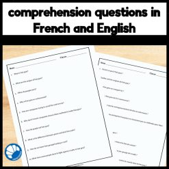 Foie Gras French reading comprehension activity