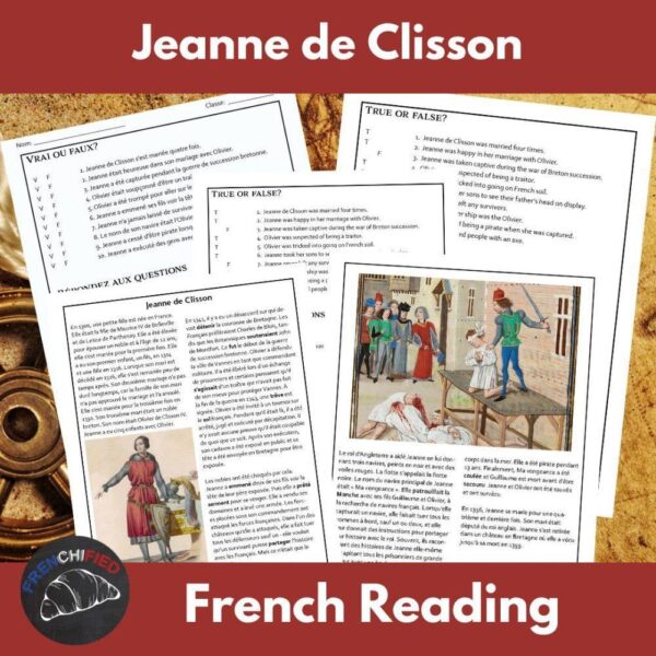 Jeanne de Clisson French reading