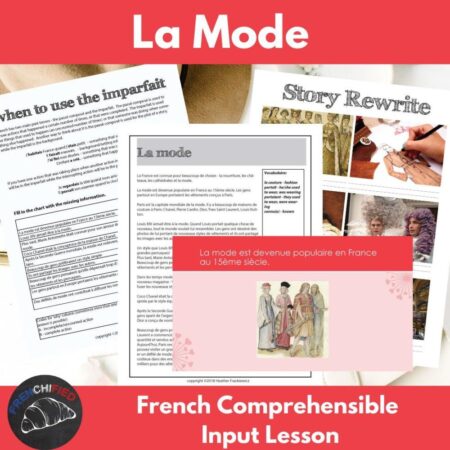 Mode French Comprehensible Input Lesson