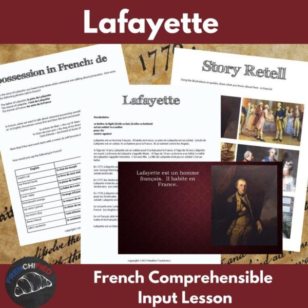 Lafayette French Comprehensible Input Lesson