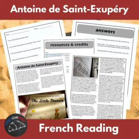 Saint-Exupéry French reading