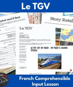 TGV French Comprehensible Input Lesson