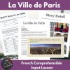 Ville de Paris French Comprehensible Input Lesson