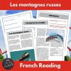 Roller Coaster French reading