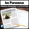 Sloths French reading