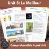 French Comprehensible Input unit 5