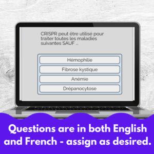 CRISPR French reading for Boom Cards™