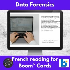 Data forensics French reading activity